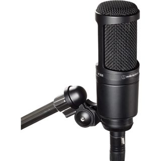 Microfone Audio-Technica AT2020 Condensador Cardioide cor preto em Oferta na Shopee