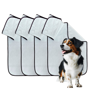 Kit 4 Uni. Tapete Higiênico Lavável Para Pet Cachorro Cão Xixi de Cachorro Bandeja Reutilizável em Oferta na Shopee