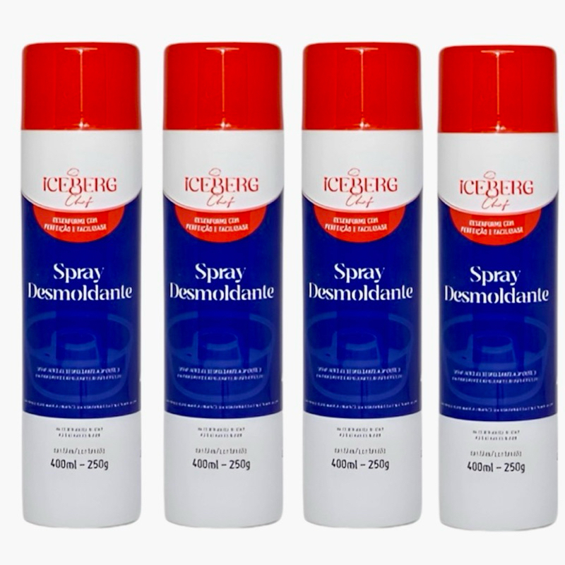 SPRAY DESMOLDANTE 400ml ICEBERG CHEF SOLTA FACIL 1~5 Un - Food & Beverages