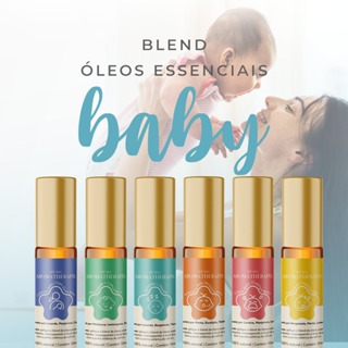Aromaterapia Roll-On Natural Blend Óleos Essenciais Linha Baby Aromathérapie - Escolha o seu em Oferta na Shopee