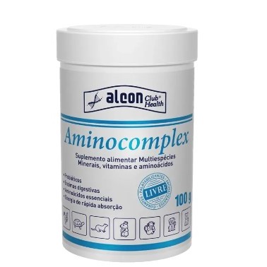 Alcon Club Health Aminocomplex 100 g-Suplemento alimentar Multiespécie Minerais, vitamina,aminoácido em Oferta na Shopee