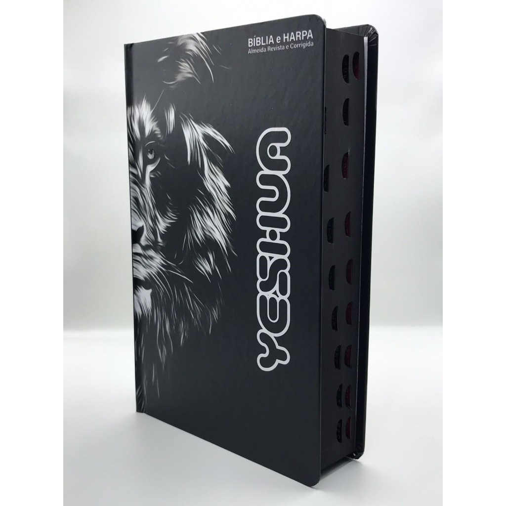 Bíblia Sagrada Tamanho Grande Capa Dura Com Harpa Palavras de Jesus em Vermelho Yeshua em Oferta na Shopee