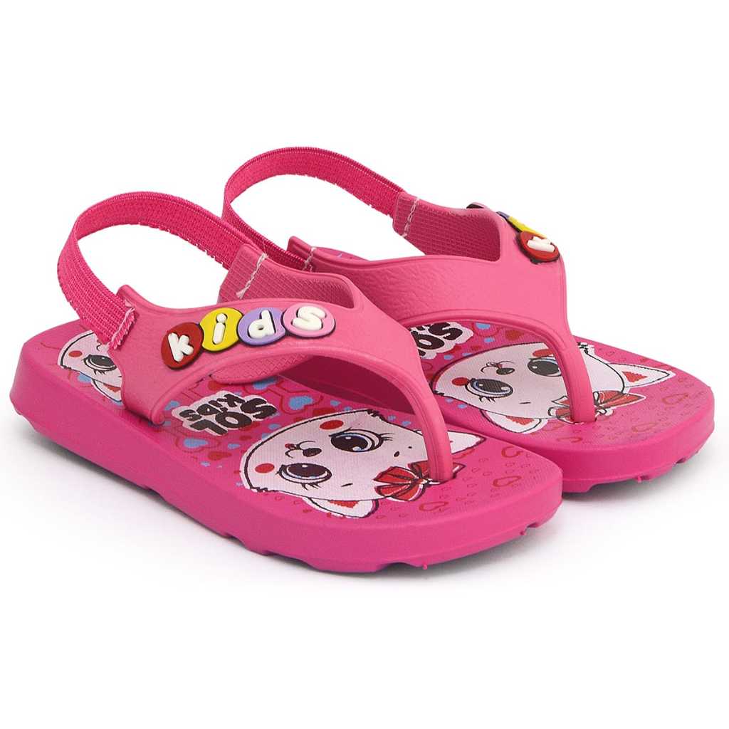 Chinelo Sandália Infantil Bebê Feminina Menina Elástico Confortável Pink e Lilás Leve Macio Lançamento