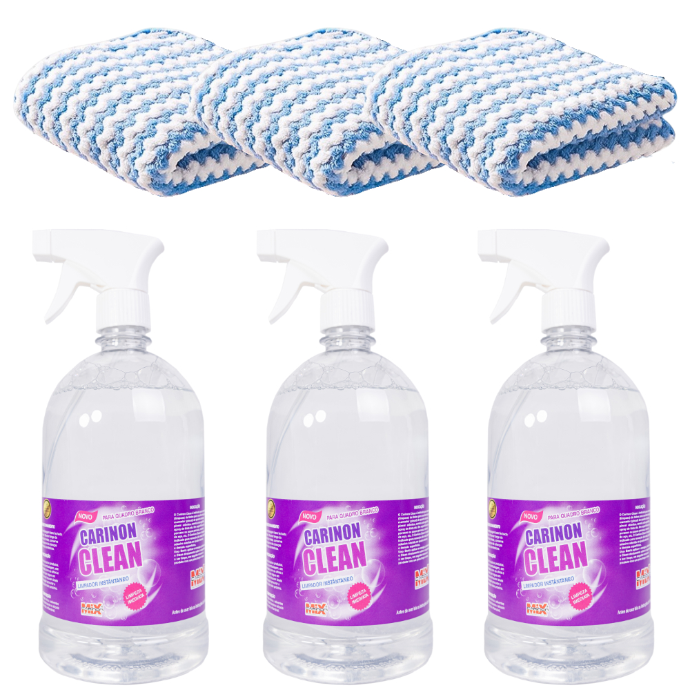 Kit 3 Limpador para quadro branco + Brinde.