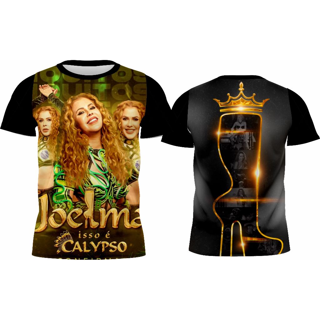 Camiseta adulto Joelma isso é calypso (mod4)