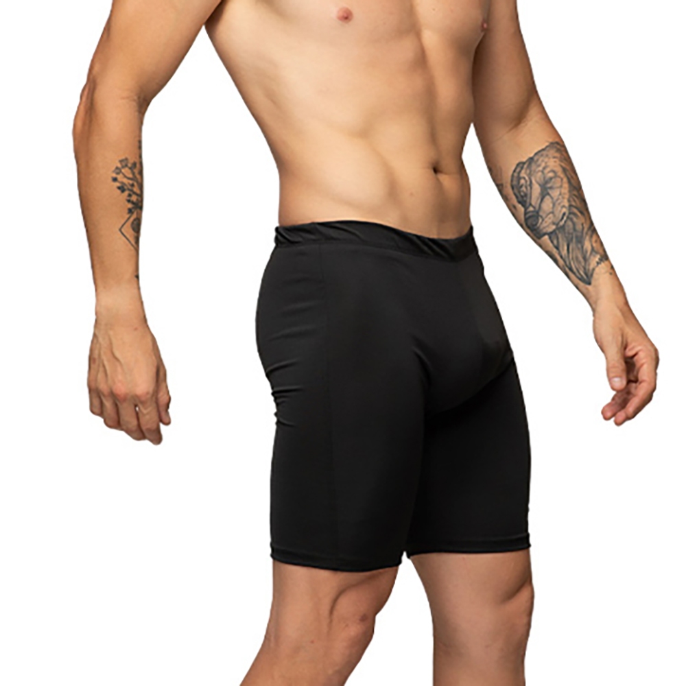 Kit 2 Bermuda Térmica Segunda Pele Compressão Short Ciclista Preta Masculina