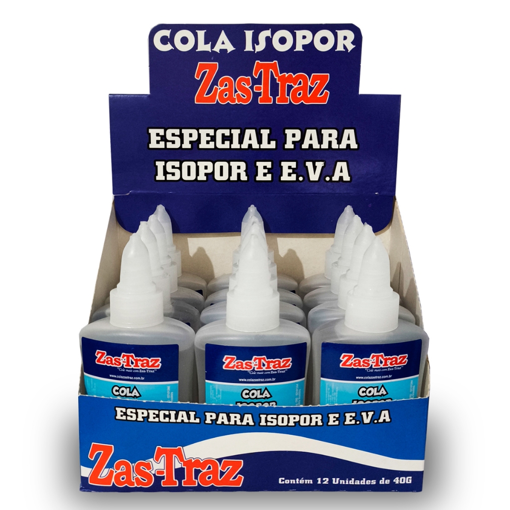 Display Cola Isopor E E.v.a Com 12 Unidades 40g Zas Traz em Oferta na Shopee