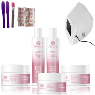 Kit Limpeza De Pele Profissional Completo Jbeauty 5 Itens + Acessórios em Oferta na Shopee