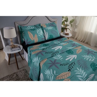 Cobre Leito Colcha Cobertor Casal Queen 03 Peças 200 Fios Dupla Face Toque Aveludado Macio em Oferta na Shopee
