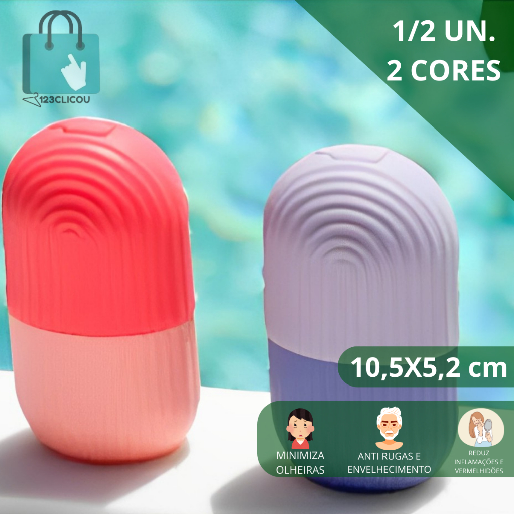 Rolo de Cuidados Facial De Gelo reduz Inflamação, Acne e Rugas skin care