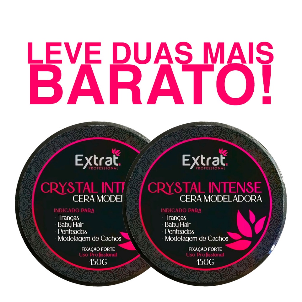 2 Cera Modeladora Tranças Box Braid Baby Hair Profissional Cachos Modelar Extrat Professional 150g