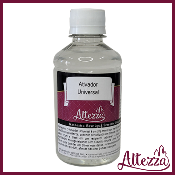 Ativador de Slime 250ml Universal Premium Para Cola Slime - Combos Criativos Atividade Sensorial - Altezza em Oferta na Shopee