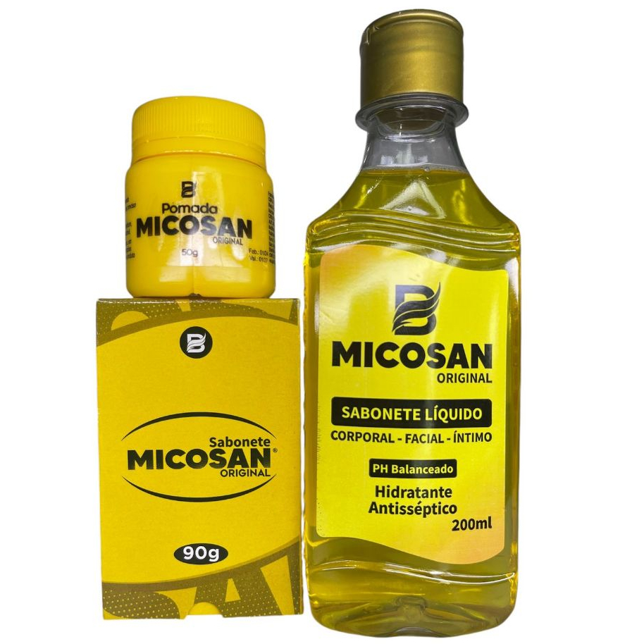 Kit Micosan Remove Micoses em Geral 3 Unid. Baruc Cosméticos em Oferta na Shopee