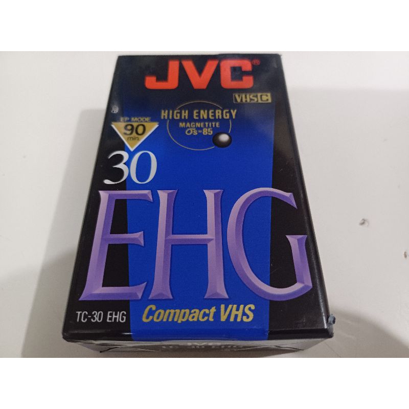 FITA JVC TC 30 EGH TIPO VHS COMPACT NOVA LACRADA
