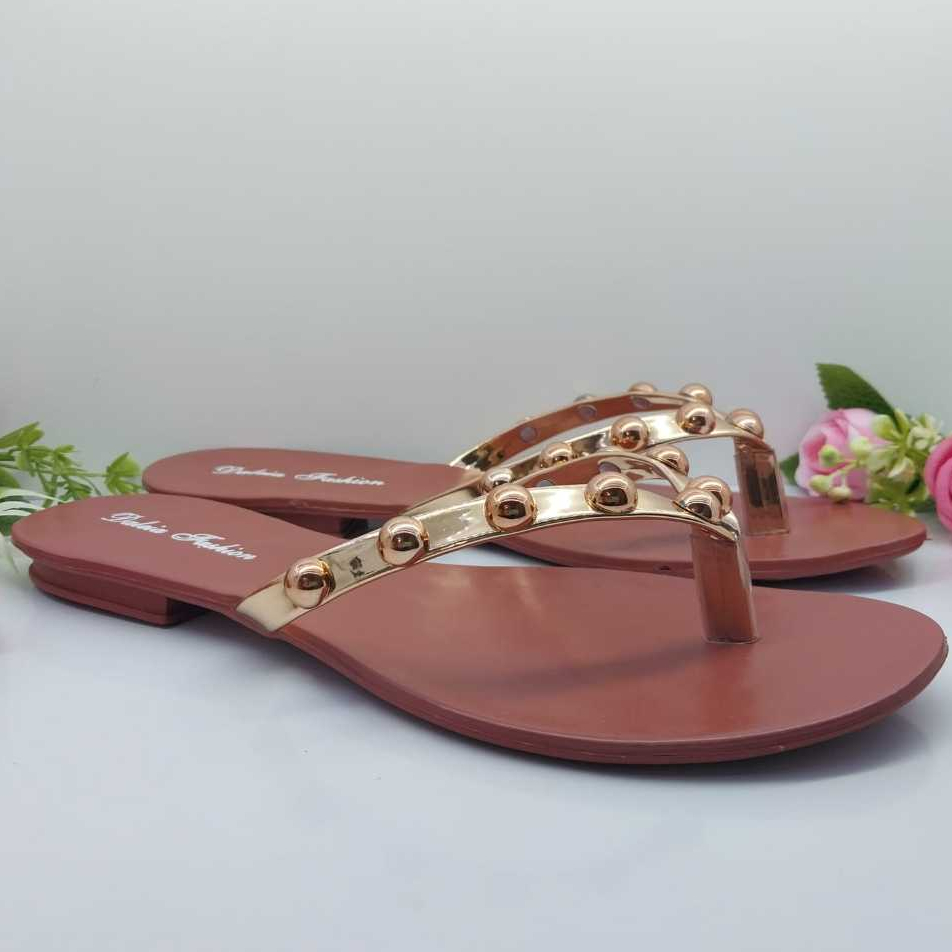 sandalia feminina daleia fashion rasterinha chinelo com enfeite sempre na moda