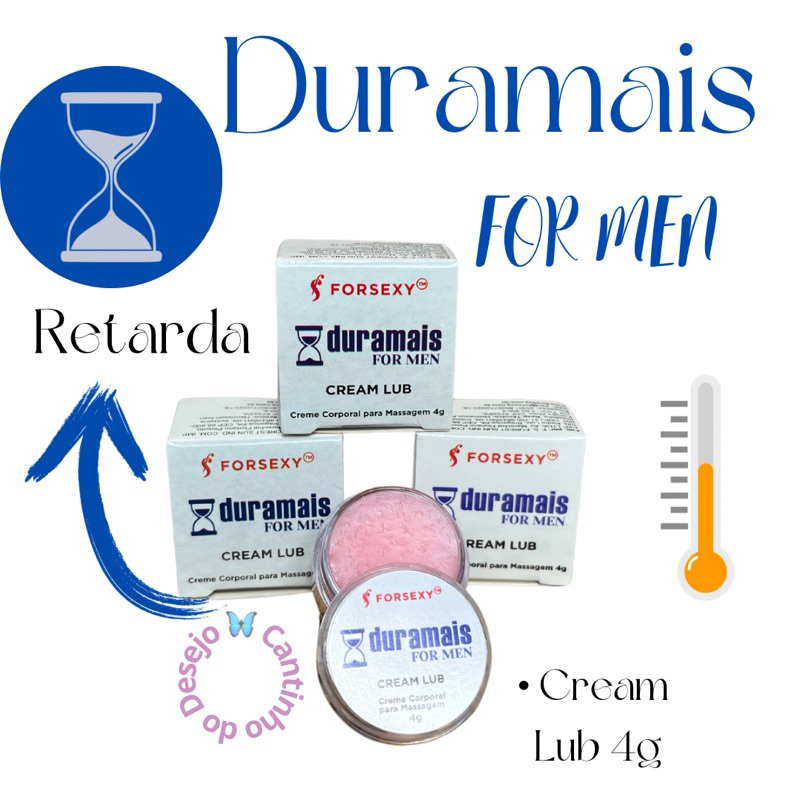 POMADA DURAMAIS RETARDANTE PARA EJACULAÇÃO PRECOÇE FORSEXY 4G