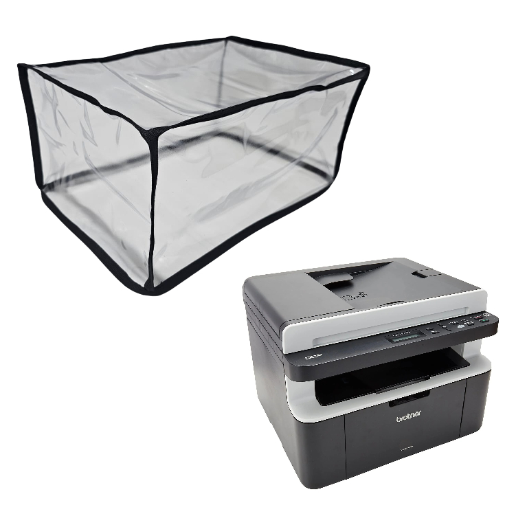 Capa Para Impressora Multifuncional Brother Dcp1617nw Em Pvc Transparente De Alta Qualidade