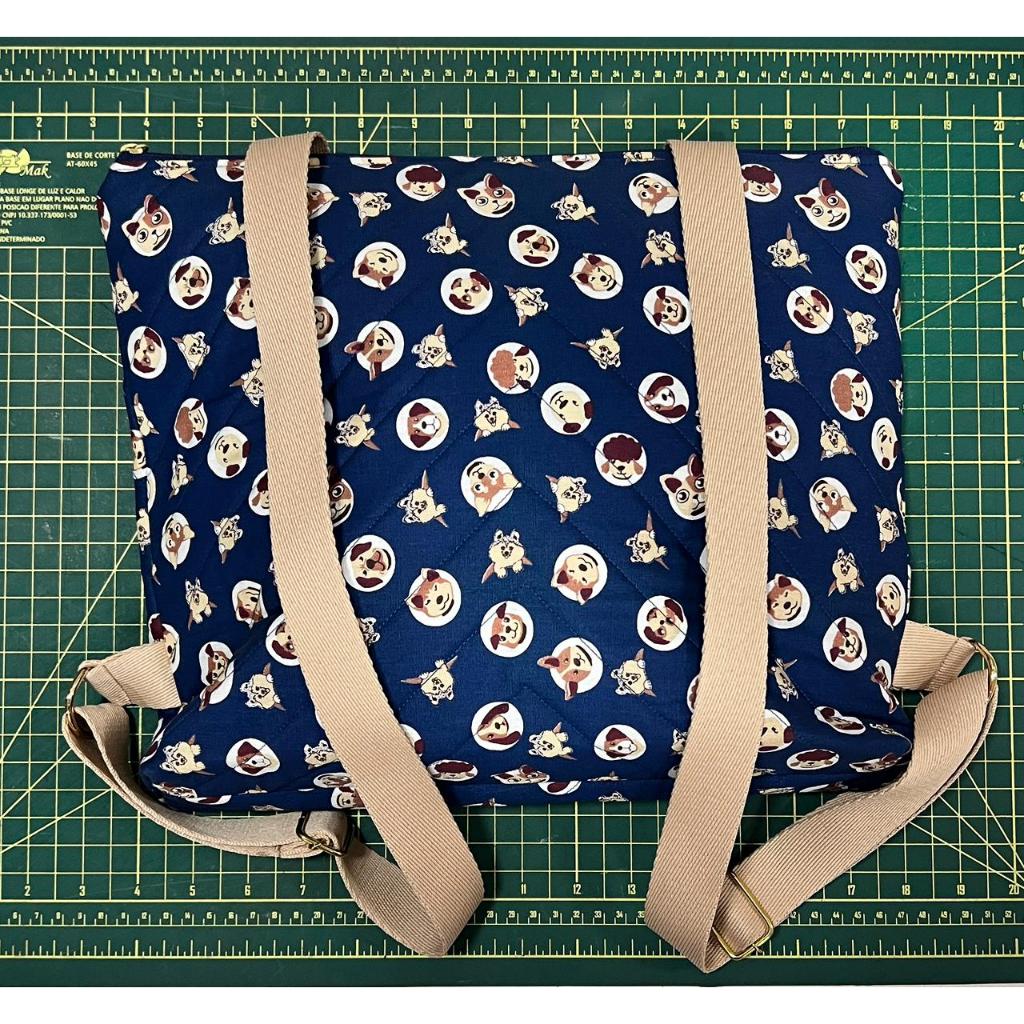 Bolsa de Costa Alça Bolso Interno Melhor Organização Feminino 100% Algodão Fraldas Toalhas Lenços Bebê