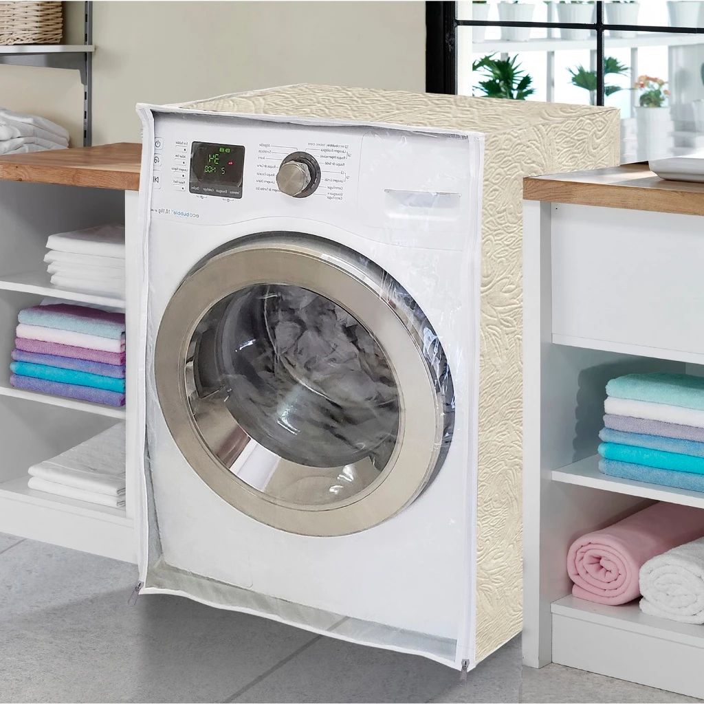 Capa para Máquina Lava e Seca Frontal Protetora 9kg a 11kg c/ Zíper | Samsung, Brastemp, Consul, Electrolux