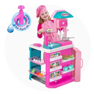 Brinquedo Cozinha Infantil Gourmet Completa Com Acessórios Sai Água Magic Toys em Oferta na Shopee