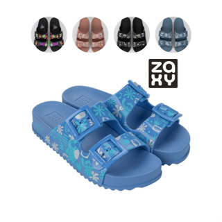 Sandália Papete Slide Zaxy Partner Personagens stitch Mickey Feminina em Oferta na Shopee