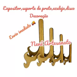 Kit 20 Suporte Expositor Pézinho Bordado Bastidor Quadro Artesanatos