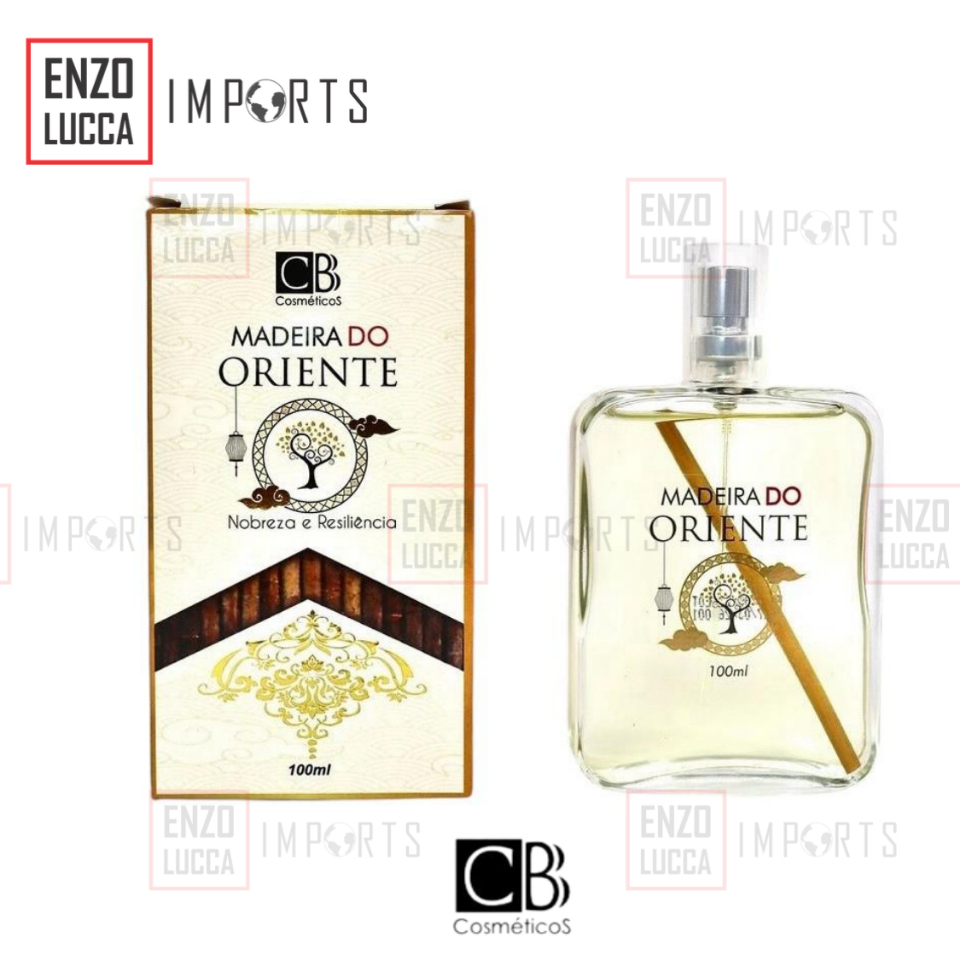 COLÔNIA MADEIRA DO ORIENTE 100ml (Colônia Masculina) - CBB COSMÉTICOS.