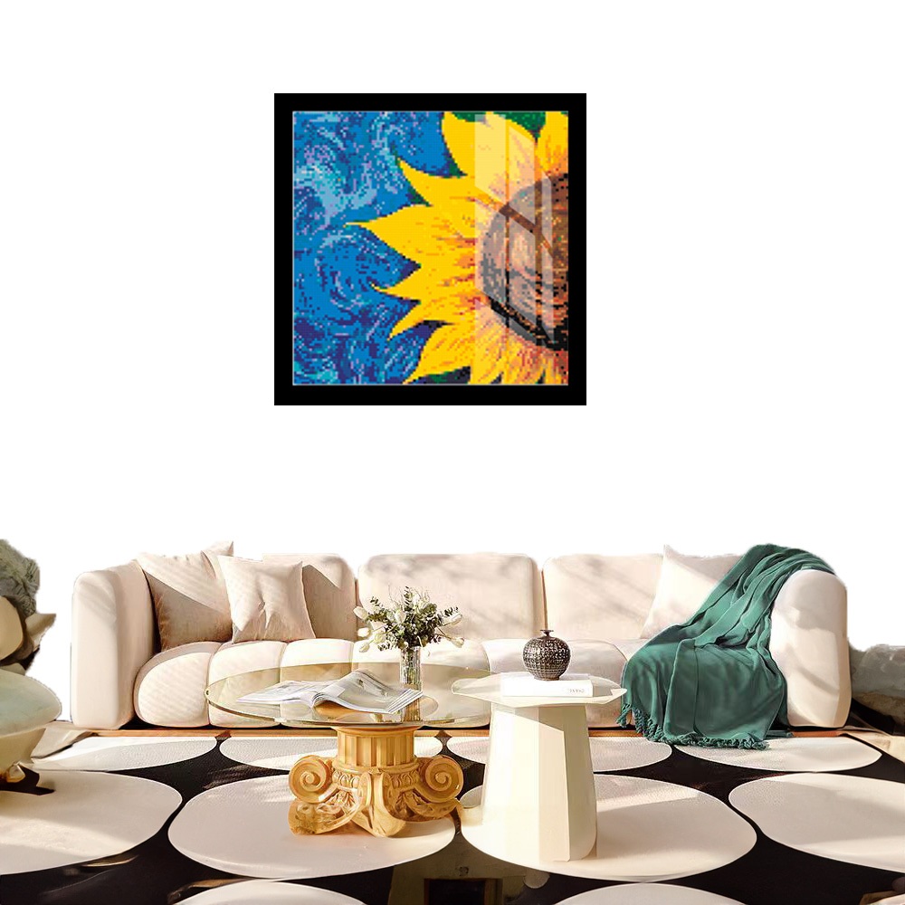 Kit de Pintura com Diamantes DIY 27x27cm - Várias Cores Disponíveis Perfeito para Decoração de Casa e Presentes em Oferta na Shopee