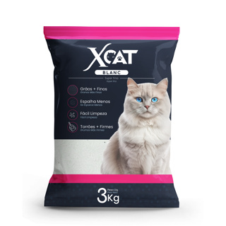 Areia para Gatos Xcat Blanc 3Kg - Fina, Branca e com controle de odores em Oferta na Shopee