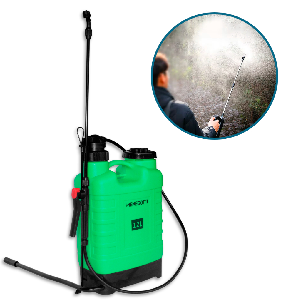 Pulverizador Costal Manual 12L/ 20L Menegotti: Desempenho Superior Aplicação de Defensivos Agrícolas