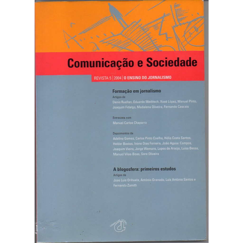 Livro Comunicação e Sociedade 5 formação em jornalismo