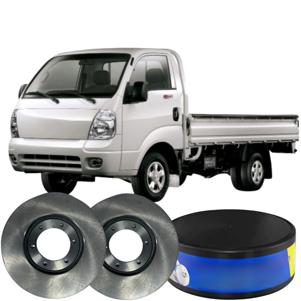 Par Disco De Freio Dianteiro Kia Bongo K2500 K2700 1999 À 2011 em Oferta na Shopee