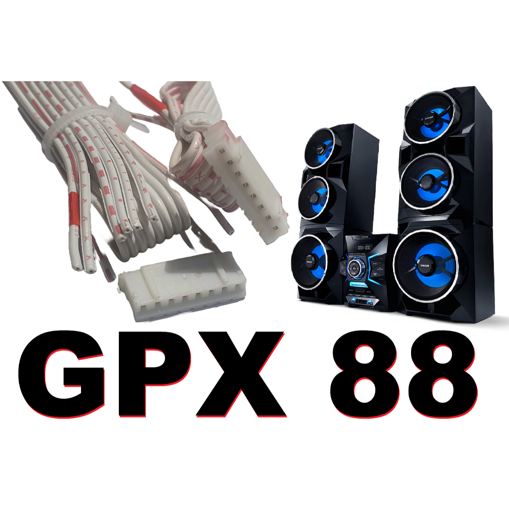 Kit Com 2 Plugs Do Led Sony Gpx88 Com 8 Fios Cada