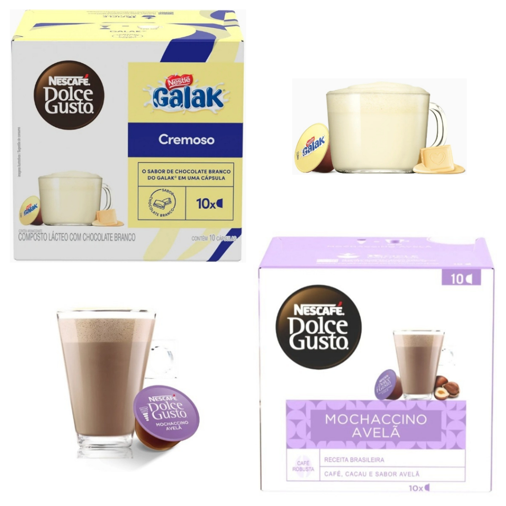 Dolce Gusto Galak Mochaccino Avelã 20 Cápsulas Nescafé® Dolce Gusto®