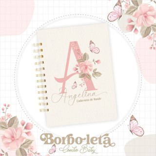 Caderneta de Vacinação - Borboleta Alfabeto - Infantil Menina - Capa Dura e Personalizada Atualizado em Oferta na Shopee