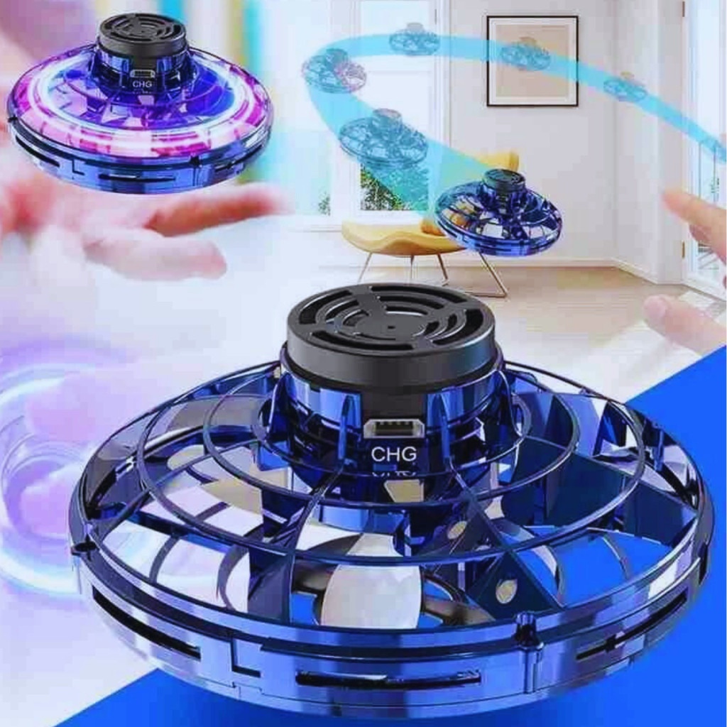 Brinquedo Spinner Voador LED ORIGINAL Drone USB Flying Spinner Brincadeira Infantil / Adulto