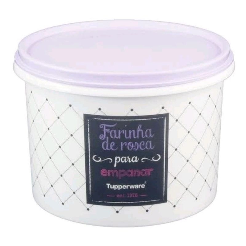Caixa De Farinha De Rosca Bistrô Tupperware Original 400g