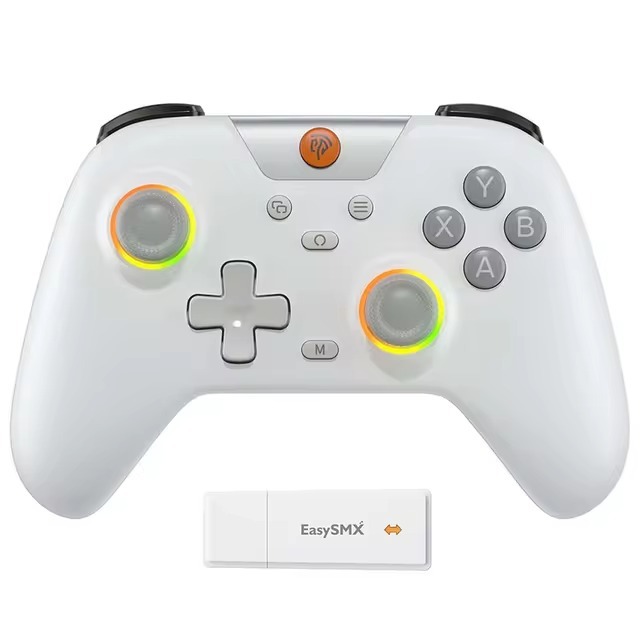 Controle EasySMX X05 Sem fio Hall Effect RGB PC Switch IOs Android