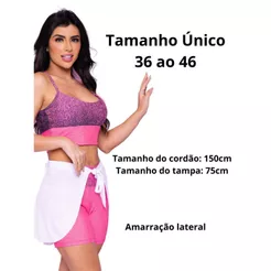 Tapa Bumbum Sainha feminino com amarração