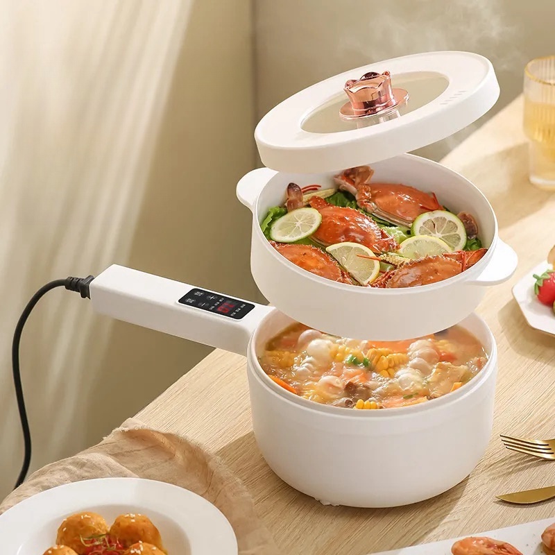 Mini panela de arroz multifuncional antiaderente de camada dupla 110V com vaporizador -HA2101