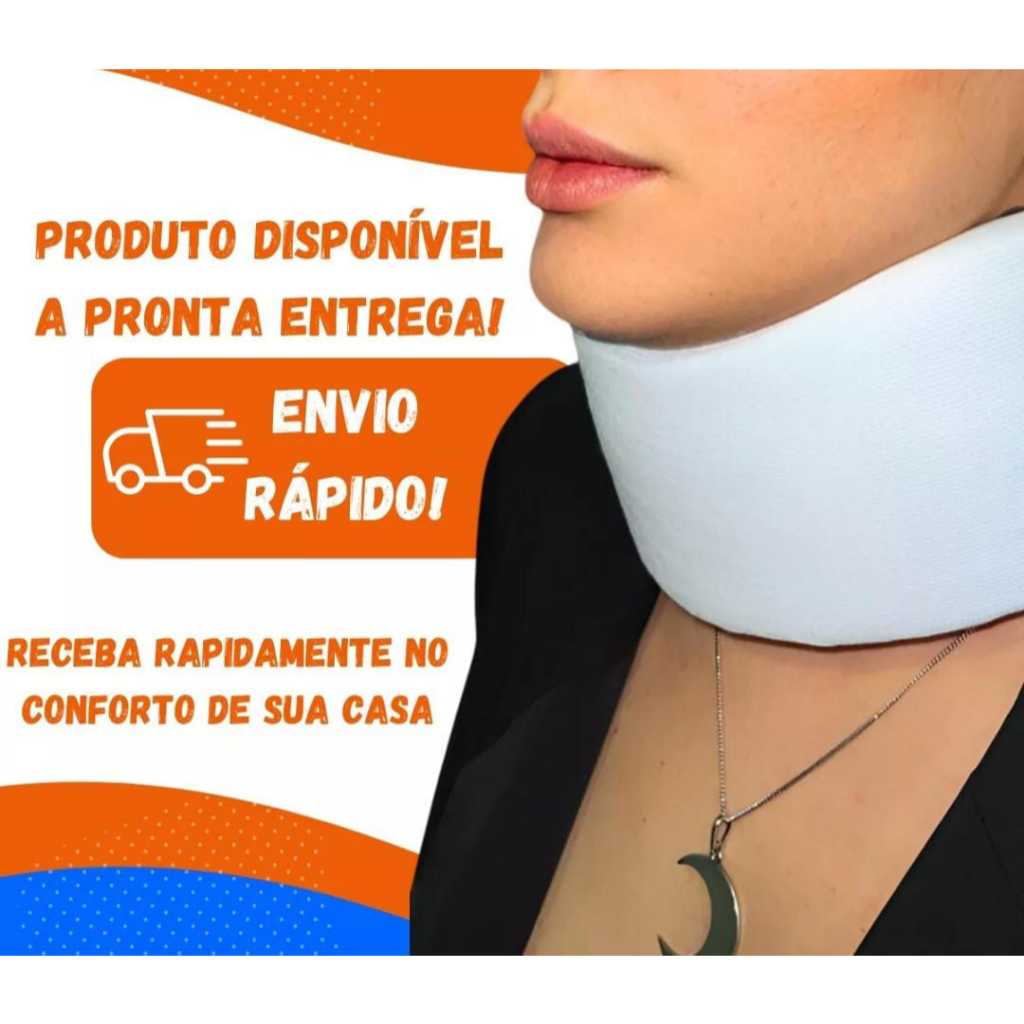 Cinta de Colar Cervical, Cinta de Suporte Com Capa Respirável / Macio / Alivia Dor Espinhal / Reduz Dores do Pescoço