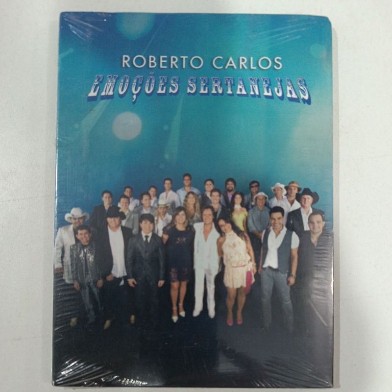 DVD ROBERTO CARLOS/EMOÇÕES SERTANEJAS/DANIEL, SÉRGIO REIS,ZEZE DI CAMARGO & LUCIANO ETC ...