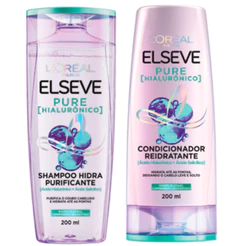 Kit Elseve Pure Hialurônico - Shampoo e Condicionador 200ml