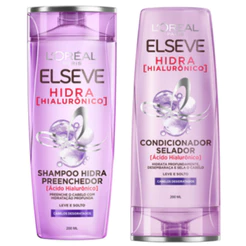 Kit Elseve Hidra Hialurônico - Shampoo e Condicionador 200ml