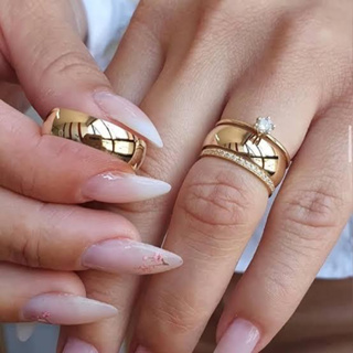 Par Aliança Casamento Noivado Moeda Antigas Abaulada 6MM + Aparador + Anel e Gravação em Oferta na Shopee