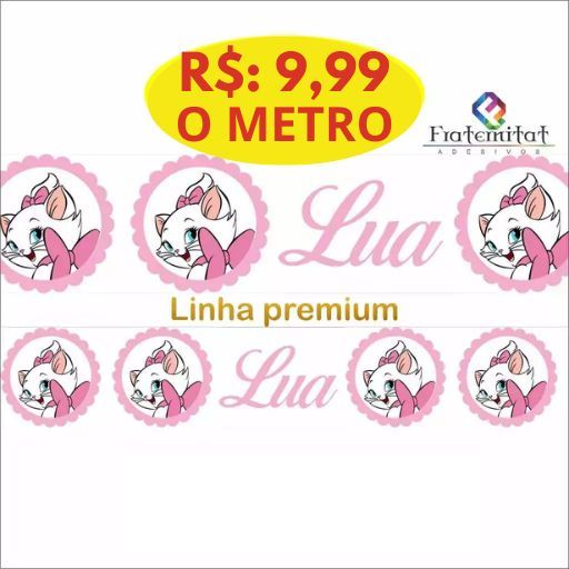 Faixa gata Marie (personalizada com o nome da criança)