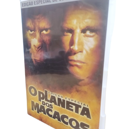 O PLANETA DOS MACACOS EDIÇÃO ESPECIAL DUPLO DVD FILME DOS ANOS 70 ORIGINAL DUBLADO SEMINOVO