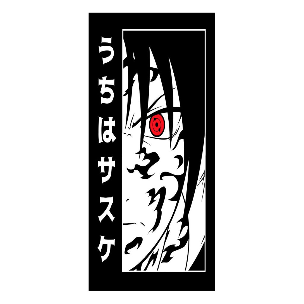 2 Adesivos Coluna De Carro 3d Divertido Stickbomb modelos 2025 laminado desenho ANIME NARUTO JAPA