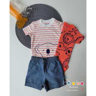 Conjunto Carters com Shorts Trio de verão Original em Oferta na Shopee