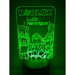 Luminária Led Roblox RGB USB 16 Cores com controle remoto em Oferta na Shopee